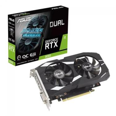 Imagem de Placa de Vídeo Asus Dual, NVIDIA GeForce RTX 3050 OC, 6GB