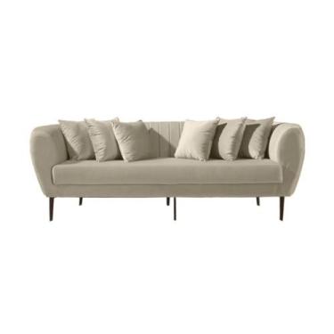 Imagem de Sofá Sydney Bipartido 2,20 - Best Mobília, Linho Marrom Mescla