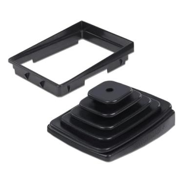 Imagem de NATEFEMIN Kit de substituição de porta-câmbio e moldura de retenção para Wrangler TJ 1997 1998 1999 2000 2001 2002 2003 2004