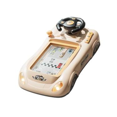 Imagem de YIJU Brinquedo de volante para dirigir, efeitos sonoros de simulação, controlador interativo de desenvolvimento de habilidades, brinquedos de volante para
