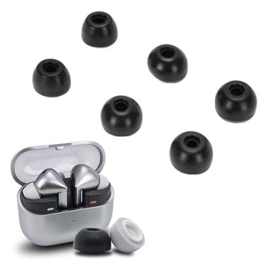 Imagem de VBESTLIFE Dicas de Fones de Ouvido Com Espuma de Memória para o Buds3 Pro (2024), Ajuste a Caixa de Carregamento, 3 Pares S/M/L Comfort Canceling Memory Memory Foam Ear Dicas (Preto)