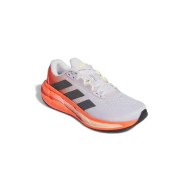 Imagem de adidas Tênis de corrida masculino Questar 3, Cinza traço/cinza/laranja semiimpacto, 48