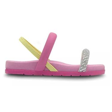 Imagem de Sandália Infantil Menina Pe Com Pe Lunna Rosa 31