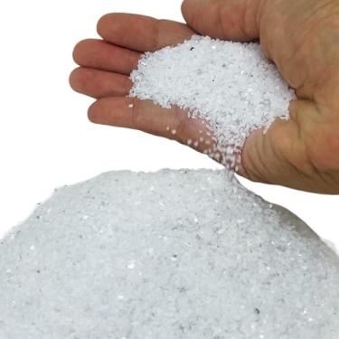 Imagem de Areia De Dolomita Malha 16 Extra Branca Brilho Natural 1kg