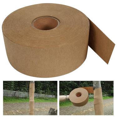 Imagem de NNG Envoltório protetor de galho de árvore de 9 cm x 50 m, envoltório respirável para reparo de casca de árvore, bandagem de tronco de árvore de inverno, proteção contra congelamento para manter o