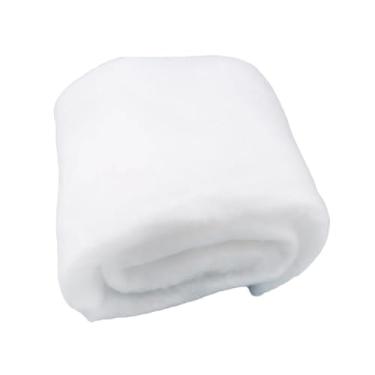 Imagem de Tachiuwa Cobertor de neve para decoração de inverno, decoração de vila natalina, rolo de neve macio e decorativo para ambientes internos e externos, cenário, 80 Cm X 100 Cm