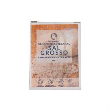 Imagem de Sabonete Glicerinado Artesanal de Melaleuca e Sal Grosso em Barra