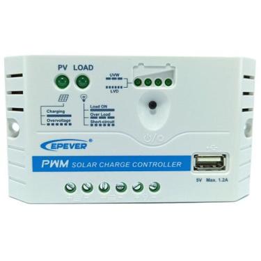 Imagem de Controlador de Carga Solar 10A 12V/24V PWM Epever LandStar LS1024EU