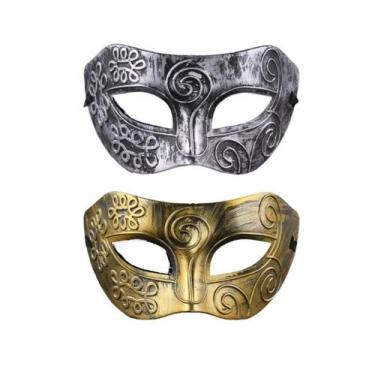 Imagem de Kit 2 Máscaras Gladiador Baile Festas Carnaval - Mhr