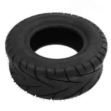 Imagem de ZAWELIYO Cortador de grama pneu a vácuo de borracha premium durável sem câmara de ar design de piso melhorado para carrinho de jardim trator quintal tamanho 300 x 118 mm