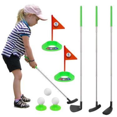 Imagem de Conjunto de tacos de golfe Dyienocs Kids retrátil para 2 a 5 anos