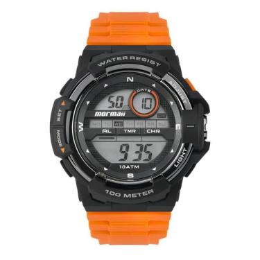 Imagem de Relógio Mormaii Masculino Wave Laranja - MO03665AB/8L