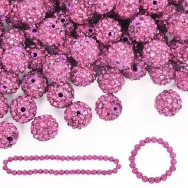 Imagem de Miçangas de argila de strass, 10 mm, 200 unidades para criar KESOCORAY