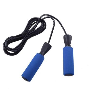 Imagem de Corda de Pular com Rolamento Pegada com Espuma Azul-Unissex