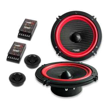 Imagem de CERWIN-VEGA! V65C Conjunto de alto-falantes componentes bidirecionais de 16,5 cm edição 2025 (4Ω) - cone de fibra de carbono híbrido, tweeter de domo de seda, graves profundos, vendido em pares