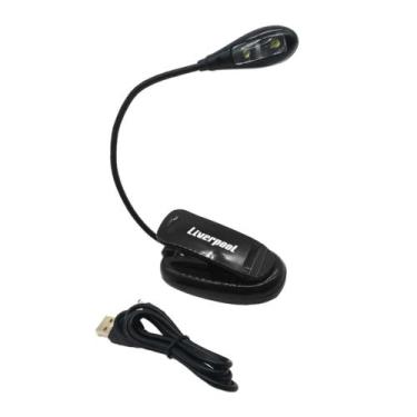 Imagem de Luminaria em led para estante de partitura liverpool 11184