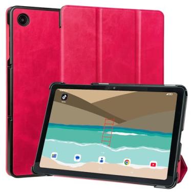 Imagem de DMLuna Capa para T-Mobile Revvl Tab 2 25.7 cm (Modelo: 9185W, versão 2025), capa magnética ultrafina e leve com suporte triplo (NÃO SERVE PARA REVVL TAB 5G 26.3 cm 2023), rosa