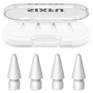 Imagem de SIXFU Dicas para Apple Pencil Tips, Apple Pencil Pro Tips, Apple Pen, acessórios de capa compatíveis com pontas de iPad Pencil (4 peças)