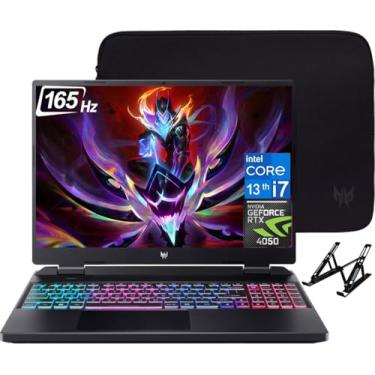 Imagem de acer Notebook para jogos Predator Helios Neo, tela WQXGA de 16 polegadas 165 Hz, Intel Core i7-13700HX (16 núcleos), NVIDIA GeForce RTX 4050, RAM DDR5 de 32 GB, SSD de 2 TB, teclado retroiluminado