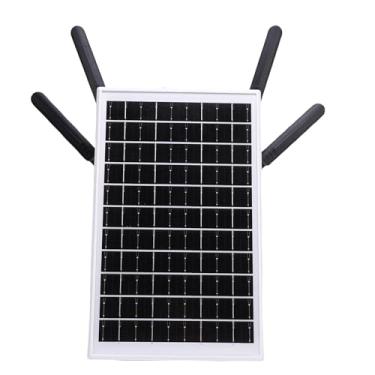 Imagem de TOPINCN Roteador Solar Ao Ar Livre 4G, Roteador Solar de 12W 4G Modem LTE Extender Wi -Fi Movido a Com Slot para Cartão SIM, Wifi (Antenas brancas)