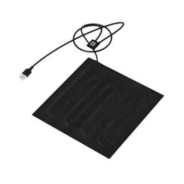 Imagem de predolo Almofada de aquecimento para répteis com controle de temperatura, tapete de aquecimento à prova d'água para terrário, almofada de para incubadora, 22cmx22cm