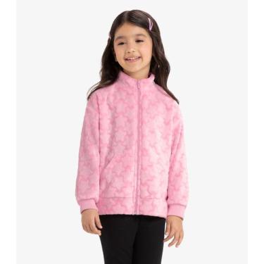 Imagem de Jaqueta Infantil Pelinho Rovi Kids Rosa - Rovitex Kids, 8, Rosa