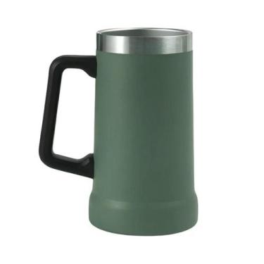 Imagem de Caneca Térmica 710 ml de Aço Inox  Alta Durabilidade - Genérica, Verde