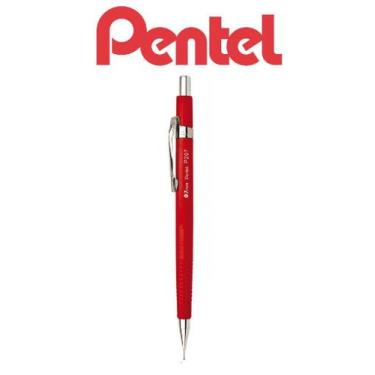 Imagem de Lapiseira Tecnica Pentel 0,7mm P-207 Sharp Vermelho