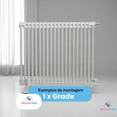 Imagem de Grade Modular para Piscina e Jardim cuidado Infantil e Pet  Alturas 60