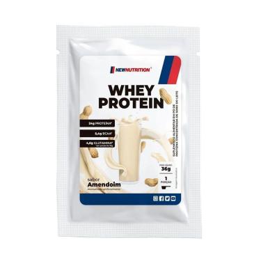 Imagem de Whey Protein Concentrado - 1 Sachê 36g Amendoim - NewNutrition-Unissex
