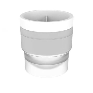 Imagem de Forma De Gelo Redonda Esférica Molde Bola Esfera Bebida Whisky Bar Silicone Drink(Branco,2)