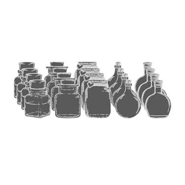 Imagem de Conjunto de 20 marcadores de livro de flores secas transparentes para uso do leitor (A)