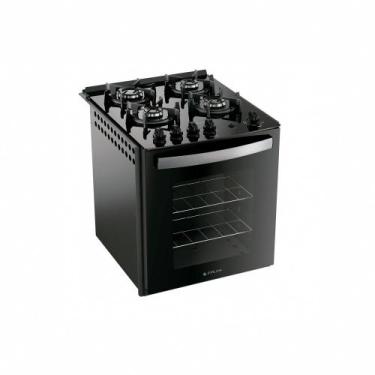 Imagem de Fogão de Embutir 4 Bocas Atlas Utop Tripla Chama, Preto, Bivolt