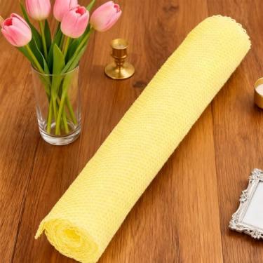 Imagem de 1 peça de esponja africana, esponja de rede africana com alças, esponja de banho esfoliante longa e esfregão das costas do corpo, para chuveiro