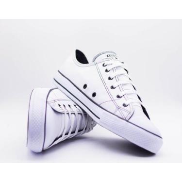 Imagem de Tenis All Volta As Aulas Em Couro + Brinde Resistente Envio Já Oxc999 