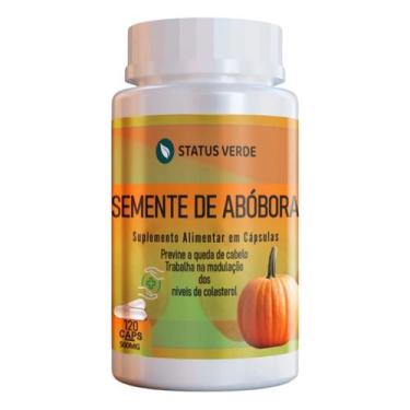 Imagem de Semente de Abóbora Pura 120 Cápsulas de 500mg - Suplemento Natural, Or