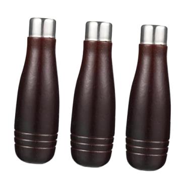 Imagem de Generic Conjunto de 3 peças de cabos de madeira para lima, acessórios para manutenção de garagem, ferramentas manuais para bricolage, substituição de raspa de
