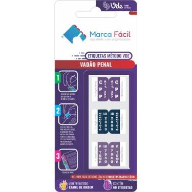Imagem de Etiquetas Vadão Penal - Marca Fácil