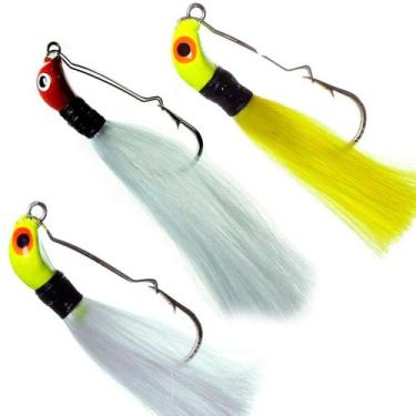 Imagem de Kit 3 Jigs Longo Lori AntiEnrosco 16g (isca xuxinha tucunare)