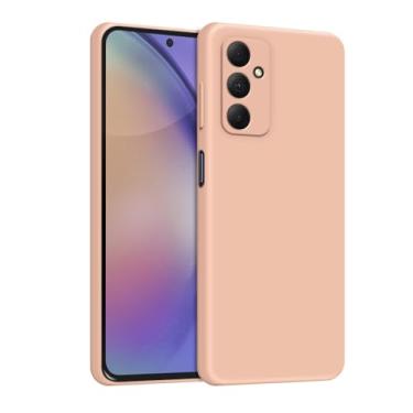 Imagem de Capa Capinha Case Para Samsung Galaxy S24 FE Silicone Aveludado Proteção Premium (ROSA AREIA)