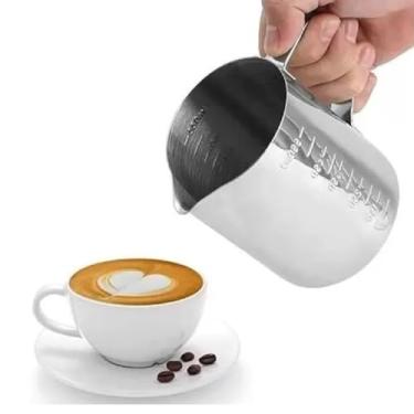 Imagem de 2 Jarras Pitcher 350ml Leiteira Cremeira Americana Barista
