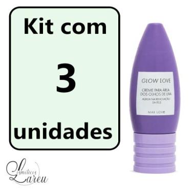 Imagem de -Kit Creme Glow Area Olhos Uva Kc (3 un.) - Max Love