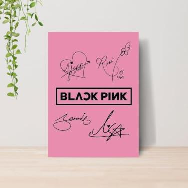 Imagem de Genérico, Quadro Black Pink Kpop A4 | Placa MDF 04