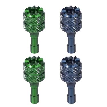 Imagem de 4 peças de controle de drone, joysticks removíveis para controle de drone, acessórios de substituição compatíveis com DJI Mini 3 Pro DJI RC (azul, verde)