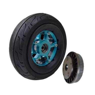Imagem de Vaveren Roda de Scooter, Cubo de Roda, Componentes para Amortecimento, Peças para Adultos, Montagem Prática, Roda traseira azul