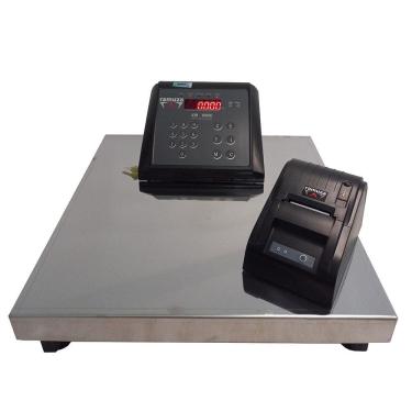 Imagem de Balança Industrial Ramuza 300kg/100g Bivolt IDR10.000 Impressora Térmica