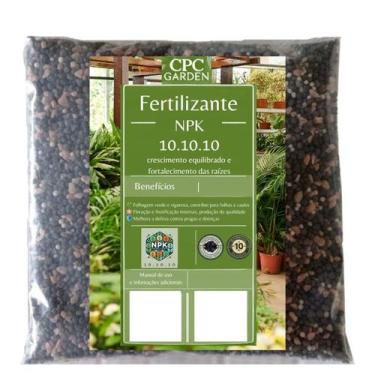 Imagem de Fertilizante Premium NPK 10 10 10 Uso Geral CPC Garden 5Kg - CPC Casa 