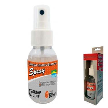 Imagem de Limpador para Quadro Branco Spray Limpa Marcadores Canetas - Grampline