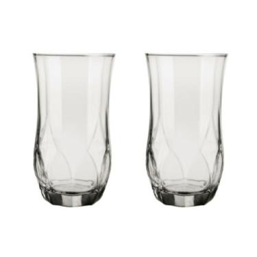 Imagem de 2 Copos Ópera Vidro Duravel Redondo 360ml Transparente Nadir - NADIR F