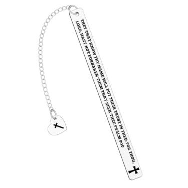 Imagem de Marcadores de livro de escrituras cristãs, presentes de batismo, para mulheres, homens, marcadores bíblicos para amantes de livros, marcador religioso, confirmação de fé, primeira comunhão